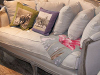 Декоративные подушки в стиле прованс: оригинальные решения