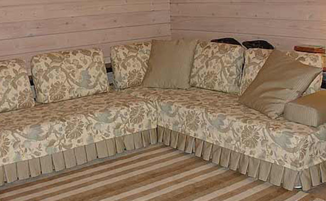 Как выбрать покрывало на угловой диван: характеристики тканей, типов .