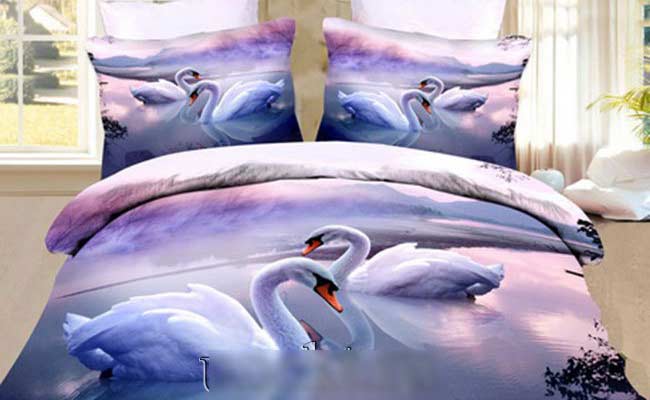 лебеди на сатиновом полотне 